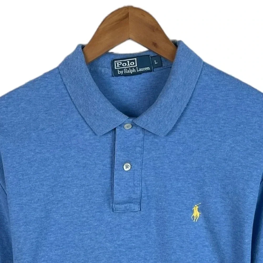 PO556 Mens Polo Ralph Lauren Designer Preppy Polo Shirt L